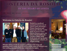 Tablet Screenshot of osteriadarosolo.com
